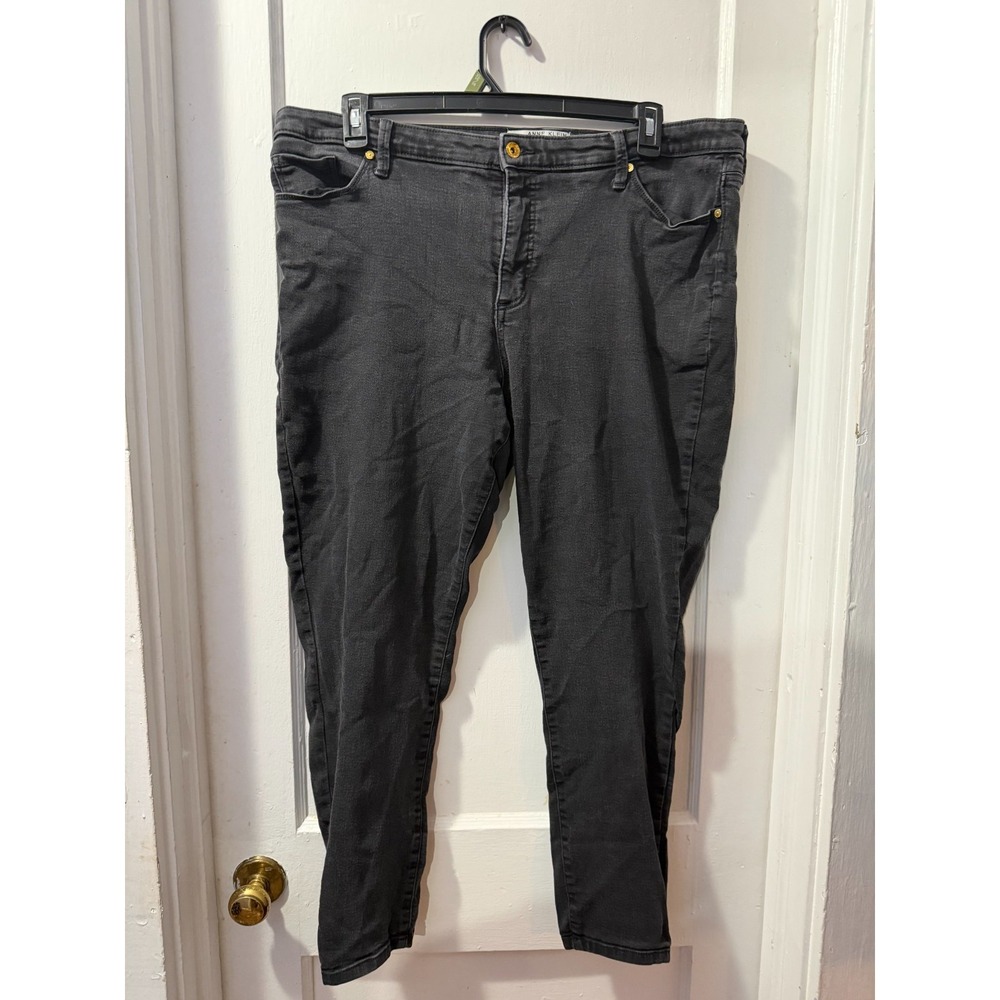 Anne Klein Black Skinny Jeans in 20